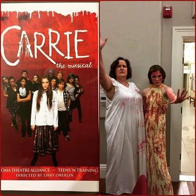 Carrie: The Musical at the Sonoma Community Theater. Emily Qvistgaard does a FANTASTIC job in the title role!