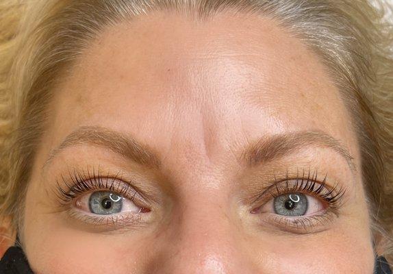 Keratin Lash Lift results by Amanda @skincarebya.q