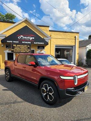 Paint protection film on the new Rivian