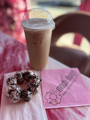 Cookies and Cream doughnut, Vietnamese Coffee