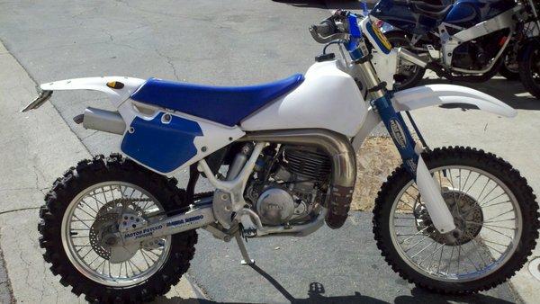 1992 WR 500 highly modified.