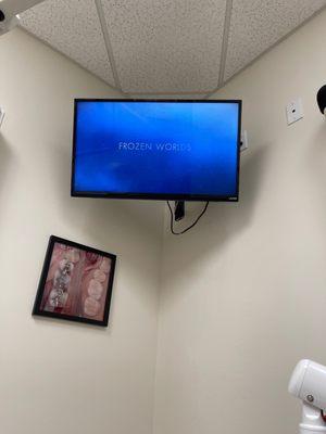 A show to relax to while at the dentist really helps out