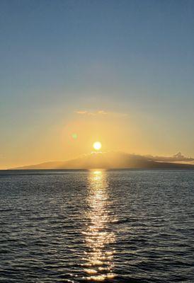 Sunset view from Calypso.