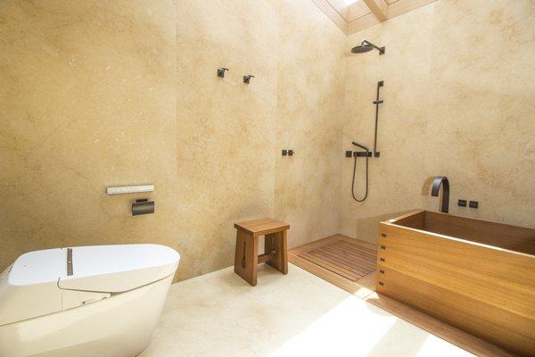 Hotel Rooms: Stone shower, Halila Stone (Malibu, CA)