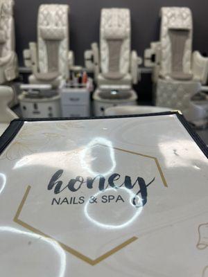 The Honey Nails & Spa Pedicure Menu