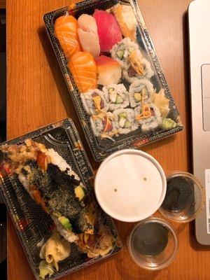 Tarantula Roll, 12 Piece Sushi Combo