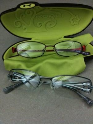 Koali frames are unique and sold at Visionarium Optometry.