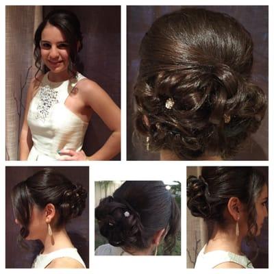 School Dance~Messy Updo