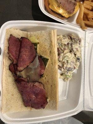 Hot Pastrami with cheese