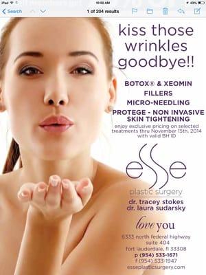 eSSe Plastic surgery Dr Tracey Stokes and Dr Laura Sudarsky best botox, best fillers