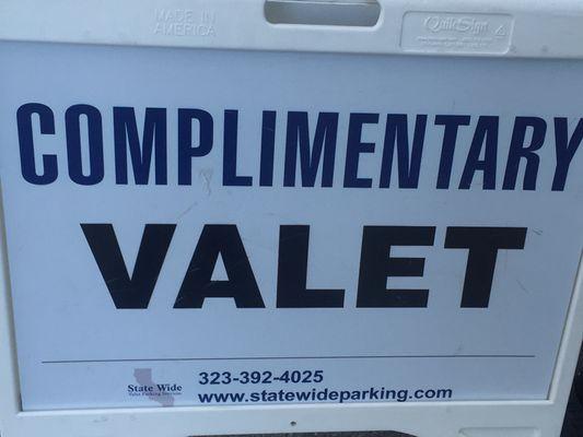 State wide valet parking services