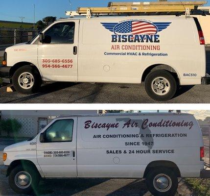 Serving all of Miami-Dade, Broward and Palm Beach Counties since 1947, look for our newly redesigned vans. Let us know what you think!