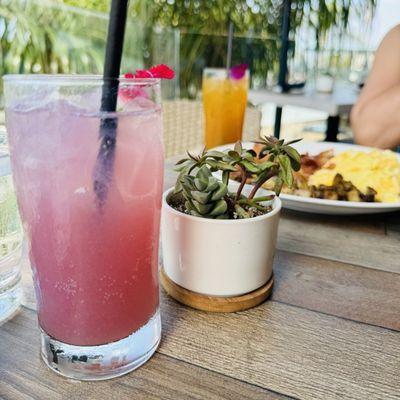 Sparkling Lavender Honey Lemonade Mocktail