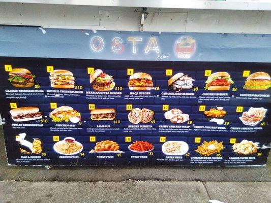 Osta food cart