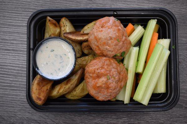 Buffalo Turkey Meatballs