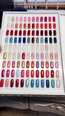 Gel color selection