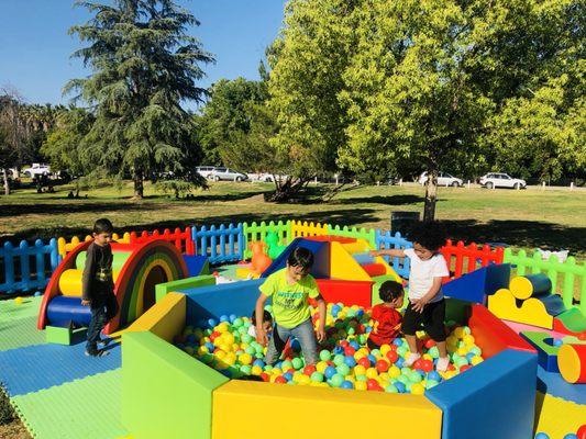 Ball pit action