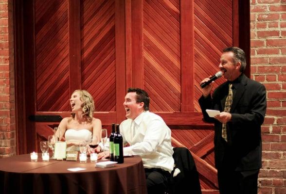 Your Perfect Master of Ceremonies is Articulate, Fun and Personalized