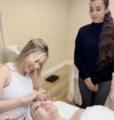 Esthetics training for licensed professionals