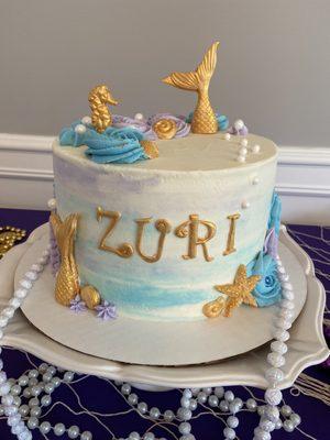 Custom Mermaid Cake