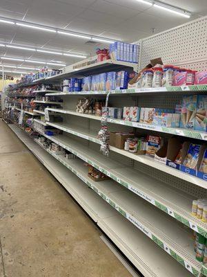 Bare shelves, disheveled and yet, so much potential for a brand store to have success.