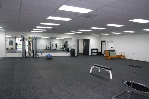 Large open gym area