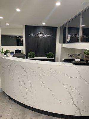 Reception desk