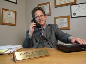 Speak to a qualified and experienced Bankruptcy Attorney. Contact David J. Babel today.