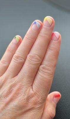 Nail art manicure