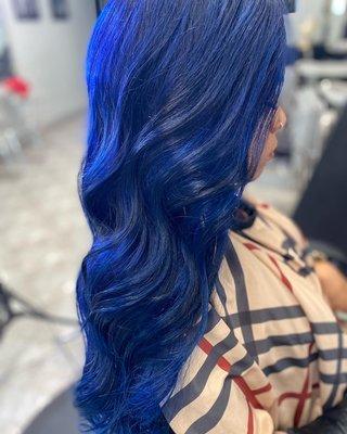 Custom color hair extensions