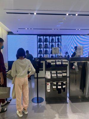 Checkout at Zara century city