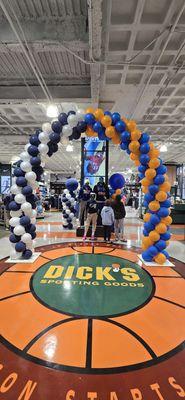 Yankees and Mets Balloon Arch