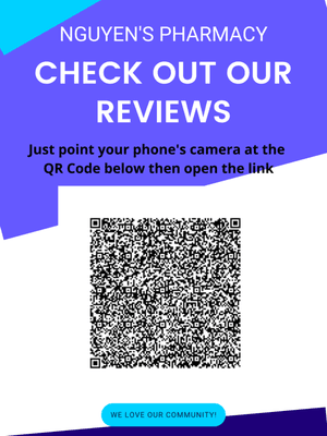 QR code to patient reviews