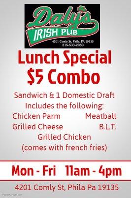 Lunch Specials