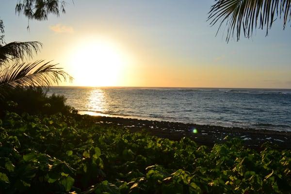 Beautiful Hawaiian sunset.