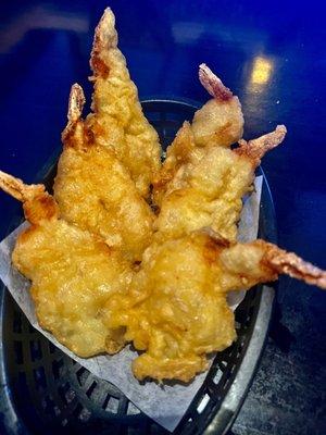 Shrimp tempura - fresh to order not over cooked or to oily