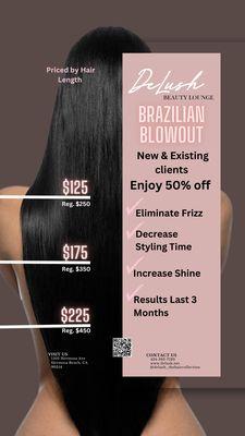 July Brazilian Blowout Promotion!!!