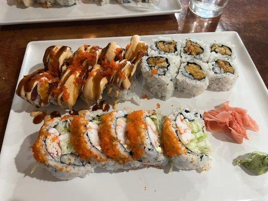 [clockwise from top left] fire dragon; sweet potato; boston