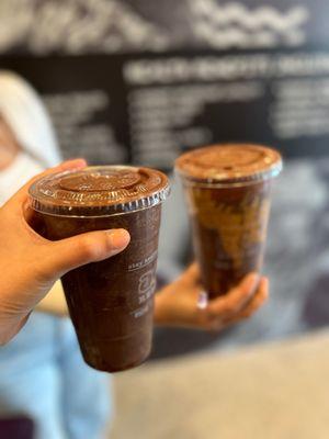 2 large Acai Smoothies  São Paulo (one with peanut butter)