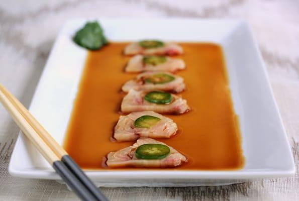 Nobu Yellowtail Sashimi with Jalapeno