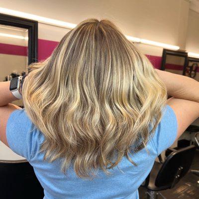 Air touch balayage by Ashley. Follow her work on instagram @phillystylistashley