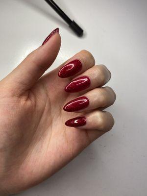 Shimmery Gel Manicure