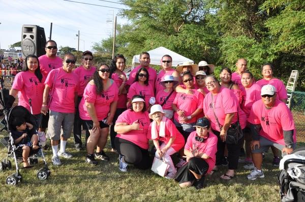 2014 Breat Cancer Walk - Employees, Friends and Family