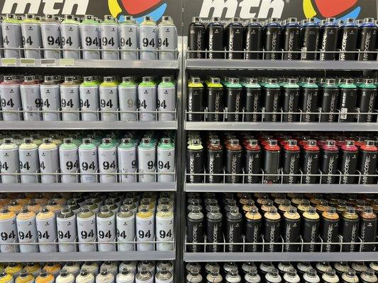 Graffiti spray paint over 250 colors to choose from!