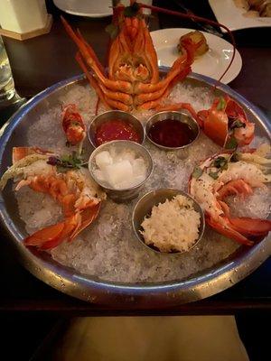 Lobster cocktail appetizer.