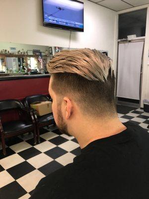 Smooth low fade.