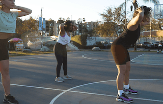 Group workouts = the most fun!