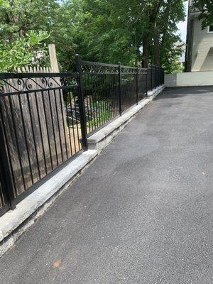 New Wall and Driveway