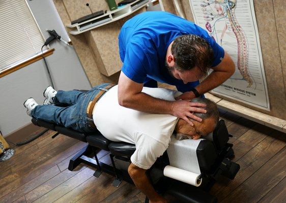 Chiropractic Adjustment Photo