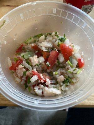 Shrimp ceviche